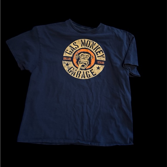 ☀️ Gas Monkey Garage Navy T-Shirt - Picture 1 of 2